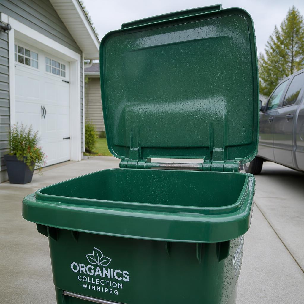 Bin Cleaning · Organics bin deep clean - After