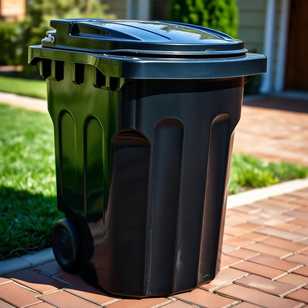Bin Cleaning · Residential curbside bin - After