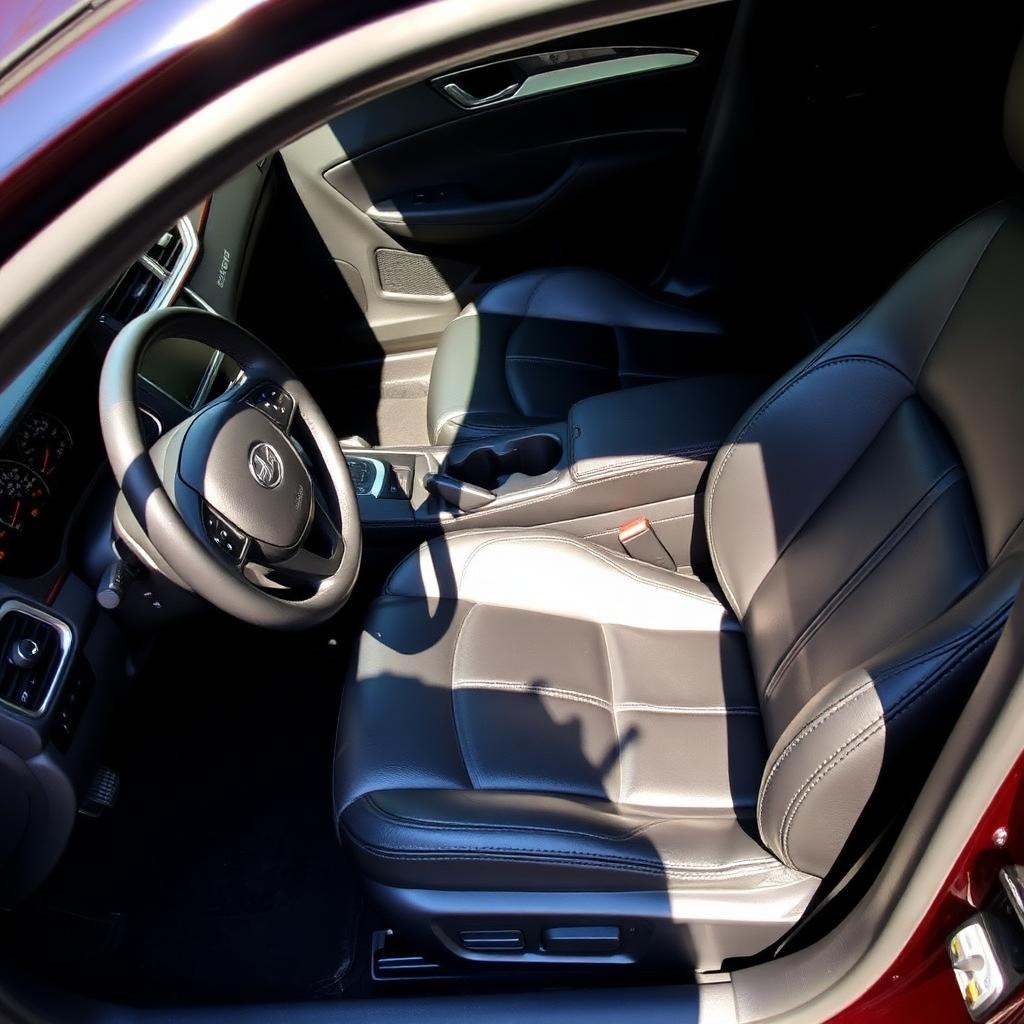 Car Detailing · Interior full detail - After